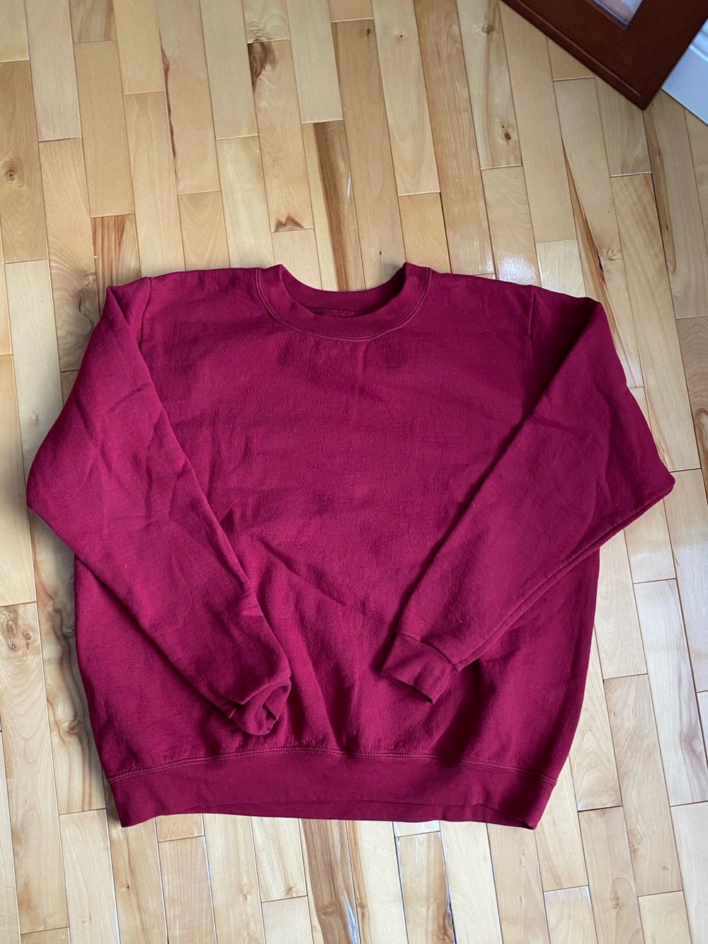 Burgundy Crewneck Sweater